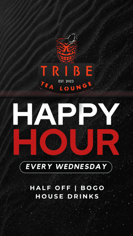 Animated black & yellow beer happy hour promo instagram story